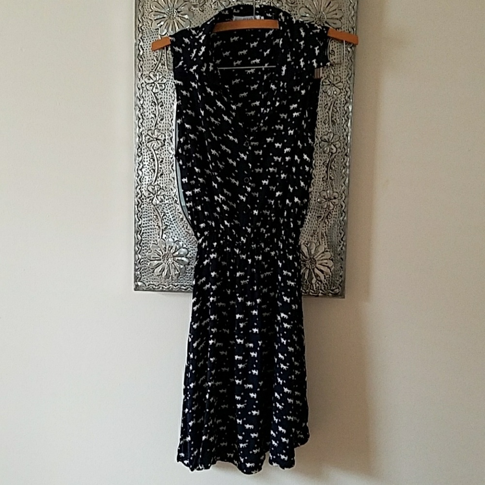 Makiyo Navy Cat Dress sz S